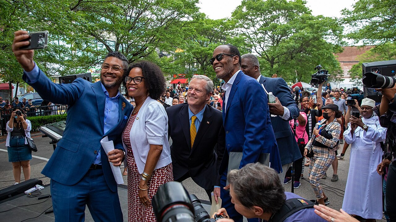 "Honored to join  @KingBoston11 's One Night in Boston: A Celebration of #Juneteenth last night in Nubian Square.   While we celebrate this historic day, it must also force reflection, and demand that we recognize, accept and work to right the terrible wrong done to so many."