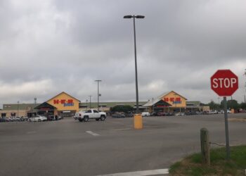H-E-B grocery store in Lytle, Texas, where state sales tax is collected at checkout