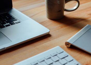 Filing taxes on a laptop