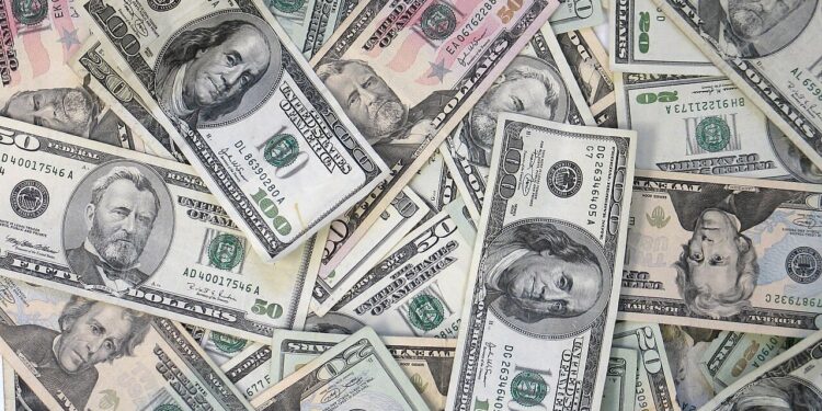 U.S. dollar bills