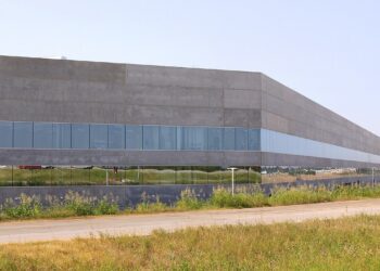 Tesla's Gigafactory Texas building near Austin