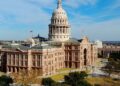 The Texas State Capitol in Austin, where the Legislature writes the state budget