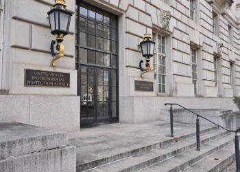 Entrance of the U.S. Environmental Protection Agency headquarters in Washington, D.C.